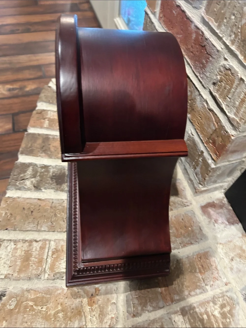 Mahogany Wall Mantel Clock - Brown